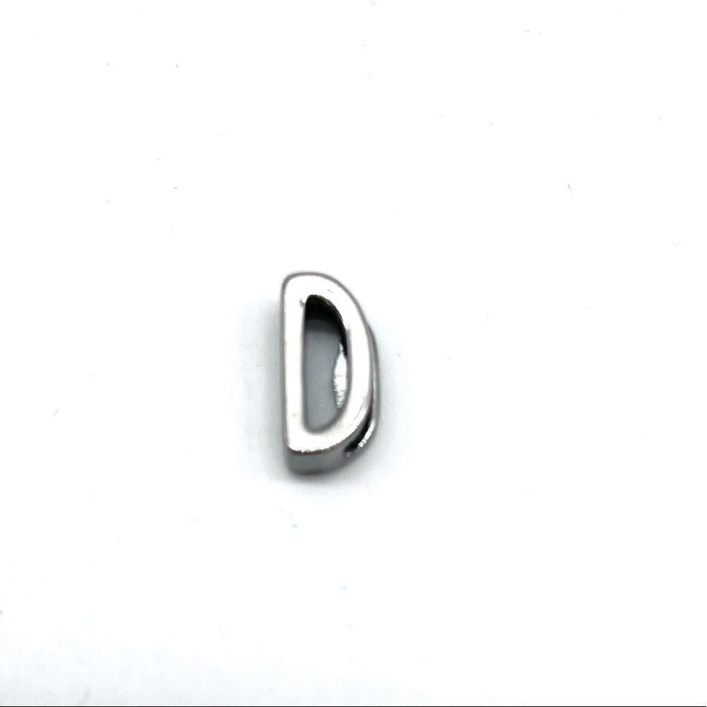 Stella & Dot Silver Letter D charm Keep Collective